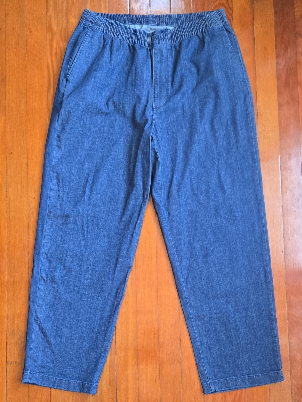 Uniqlo Elastic Waist Denim Pants